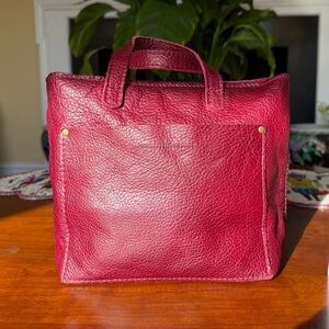 Portland Leather Goods PLG Bougainvillea mini zip crossbody tote